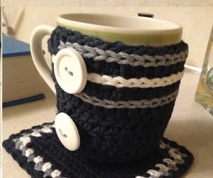 crochet porta mug