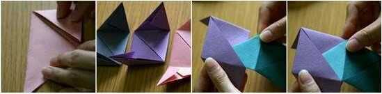 paso 5 al 8 caja origami