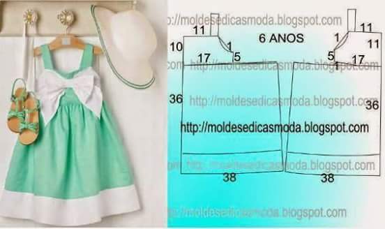 Costura: 21 patrones de vestidos para niña - Telares & Manualidades
