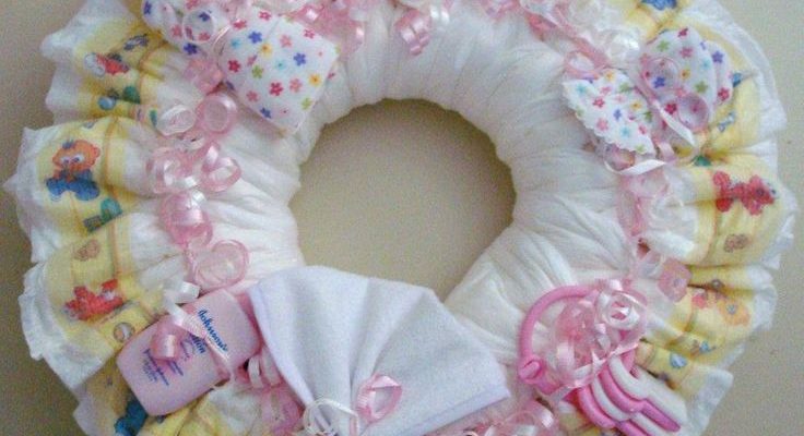 DIY corona para baby shower